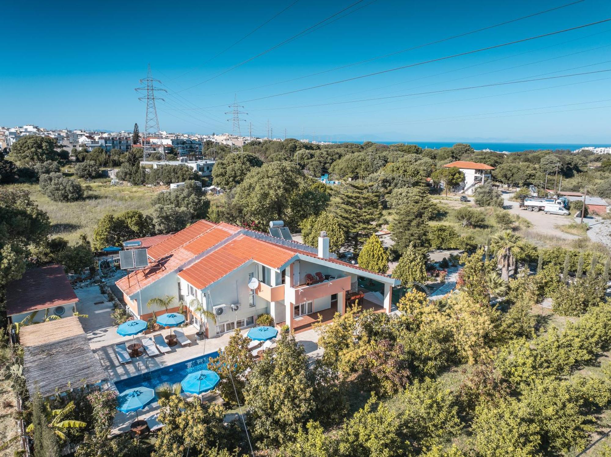 Artzy Villa Rhodes City Exterior photo